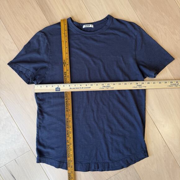 Buck Mason Shirt M Blue Made in USA Casual Streetwear California New York - Picture 2 of 9